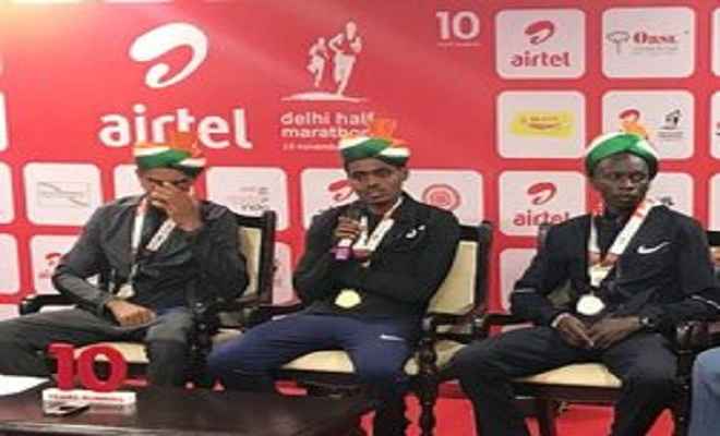 हॉफ मैराथन : बिरहनु लेगेज़ ने जीता अंतराराष्ट्रीय पुरुष एलीट वर्ग का खिताब