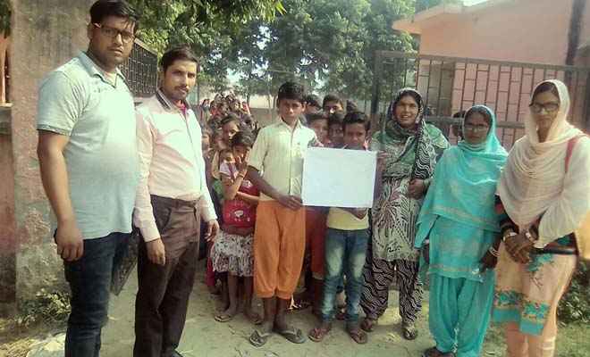 दहेज व बाल विवाह से मुक्ति के लिए स्कूली बच्चों ने निकाली जागरूकता रैली