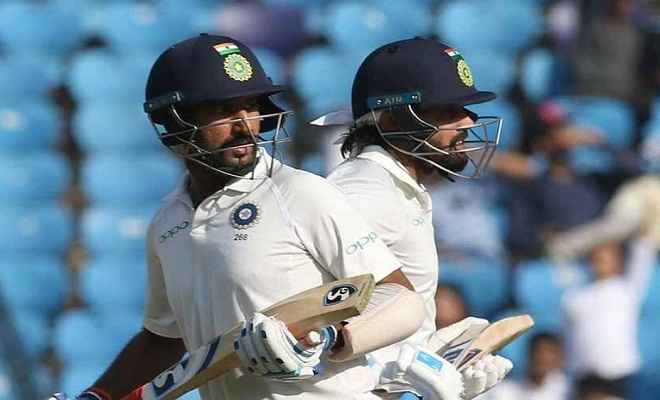 नागपुर टेस्ट : पुजारा-विजय के शतकों की बदौलत भारत मजबूत स्थिति में