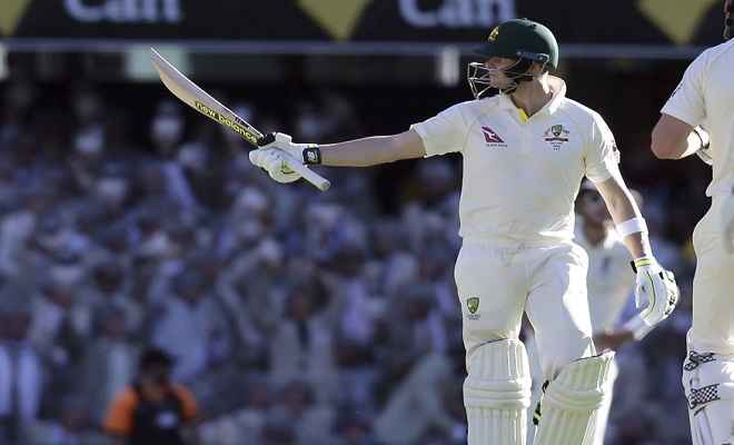 एशेज : स्मिथ का नाबाद दोहरा शतक, ऑस्ट्रेलिया को 146 रन की बढ़त