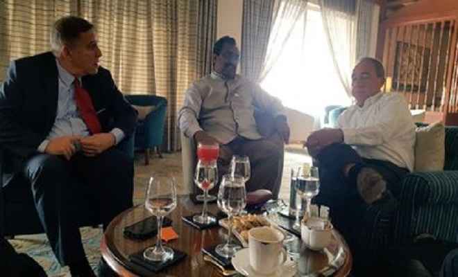 इजराइली राजनायिकों से मिले बीजेपी महासचिव राम माधव