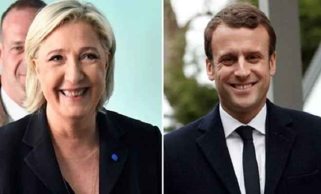 फ्रांस: राष्ट्रपति चुनाव में मैक्रों, पेन में टक्कर
