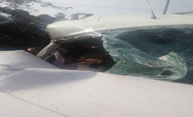 मुजफ्फरपुर में एसएच पर भिड़े वाहन, बेितया के सीजेएम समेत तीन घायल
