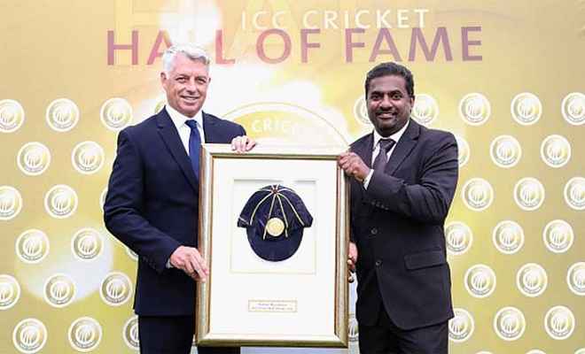 आईसीसी क्रिकेट हॉल ऑफ फेम में शामिल हुए मुरलीधरन