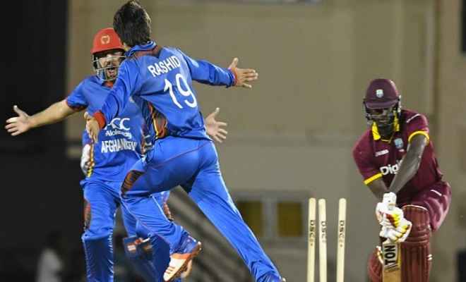 अफगानिस्तान ने वेस्टइंडीज को 63 रनों से हराया