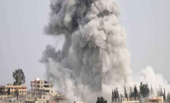 सीरिया में जेहादियों की जेल पर हवाई हमला, 60 लोगों की मौत