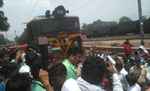 धनबाद-चन्द्रपुरा रेल लाइन बंद करने का भारी विरोध