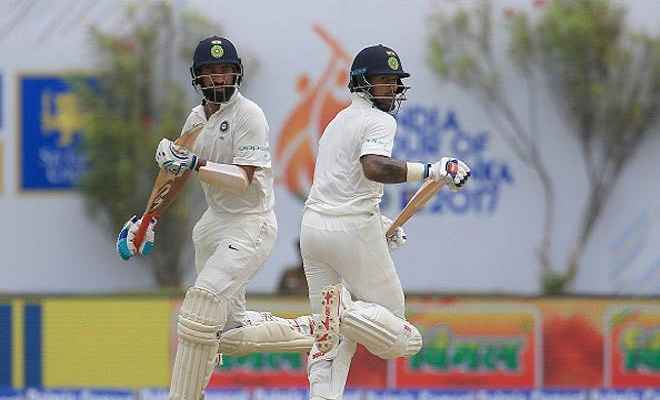 दूसरे दिन लंच तक भारत ने 7 विकेट पर 503 रन बनाये