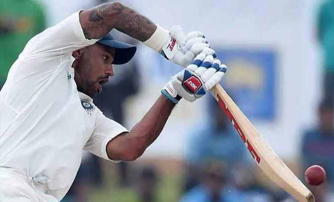 कोलंबो टेस्ट : भारत का लंच तक 1 विकेट पर 101 रन, राहुल का अर्धशतक