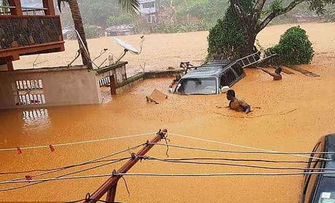 सियरा लियोन में भारी बारिश, 300 से ज्यादा की मौत, 205 शव बरामद