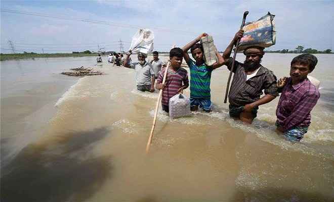 बिहार में बाढ़ की स्थिति भयावह,करीब दो करोड़ लोेग चपेट में