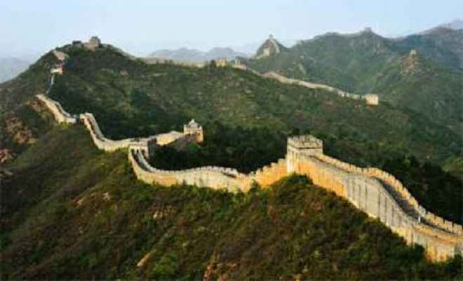 चीन के महान दीवार की निगरानी 300 कैमरे से