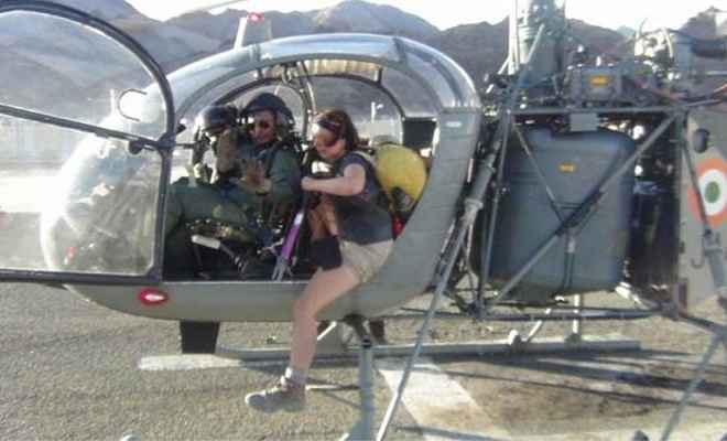 वायुसेना ने लद्दाख क्षेत्र में फंसी अमेरिकी नागरिक को बचाया