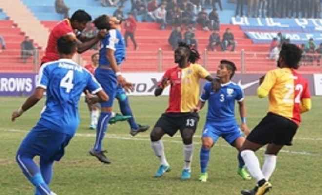 आई-लीग : ईस्ट बंगाल ने इंडियन एरोज़ को 2-0 से मात दी