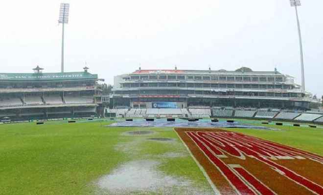 भारत-दक्षिण अफ्रीका टेस्ट: बारिश के कारण शुरू नहीं हो सका तीसरे दिन का खेल