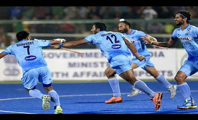 भारतीय पुरूष हॉकी टीम ने न्यूजीलैंड को 3-1 से हराया