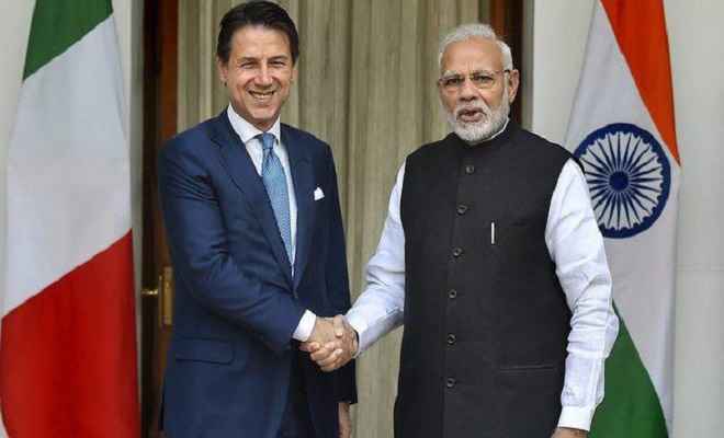 प्रधानमंत्री मोदी से मिले इटली के पीएम कोंटे, दोनों देश संबंधों को और प्रगाढ़ बनाने पर जताई सहमति