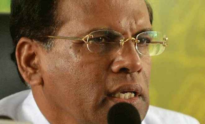 श्रीलंका के राष्ट्रपति सिरिसेना का दावा, राजपक्षे के पास 113 सांसदों का समर्थन