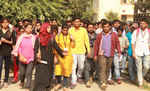 पटना साइंस कॉलेज में आशीष पुष्कर ने दर्जनों छात्र-छात्राओं के साथ चलाया संपर्क अभियान