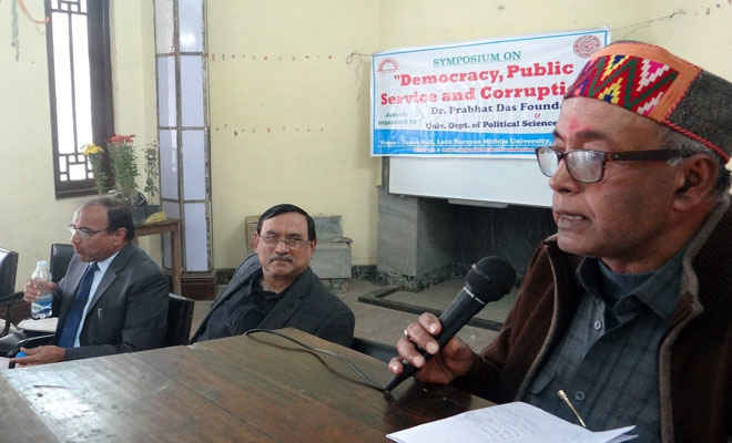 भ्रष्टाचार ऐसा घुन है जो पूरी व्यवस्था को खा जाता है- डॉ नारायण