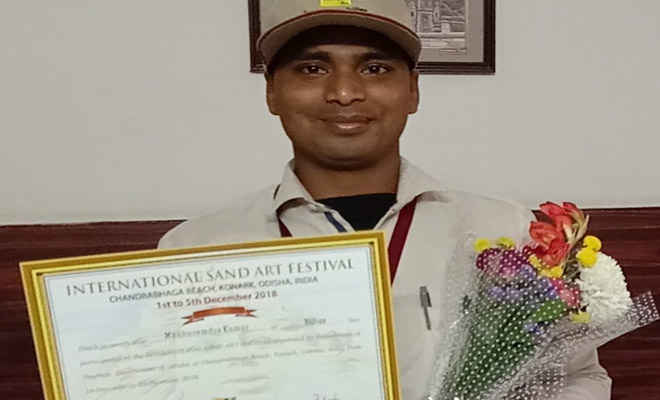 अंतरराष्ट्रीय रेत कला उत्सव में बिहार का परचम, सुदर्शन पटनायक ने की कला की सराहना