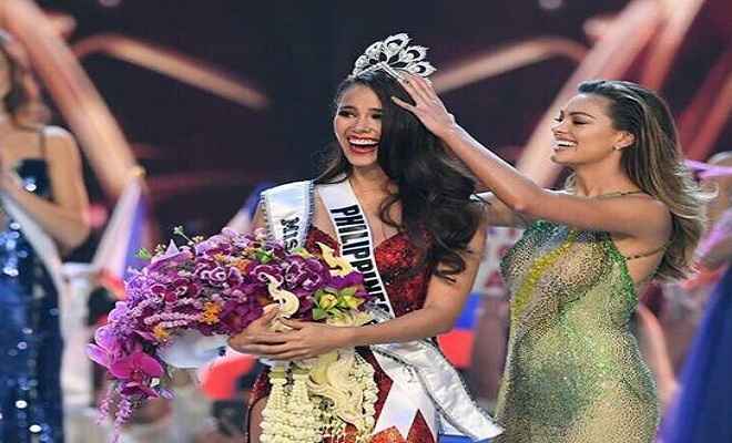 मिस फिलीपींस के सिर सजा मिस यूनिवर्स 2018, भारत की नेहल चुडासमा खिताब की दौड़ से बाहर