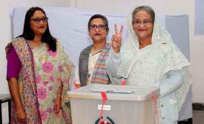 बांग्लादेश में प्रधानमंत्री शेख हसीना की शानदार जीत, विपक्षी दलों ने रिजल्ट को नकारा
