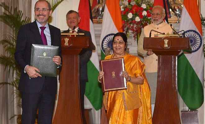 भारत और जार्डन के बीच रक्षा सहयोग मजबूत बनाने पर बनी सहमति