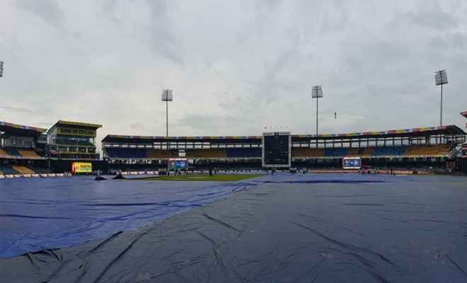 भारत-श्रीलंका मैच में बारिश ने डाला खलल, देरी से शुरू होगा मैच
