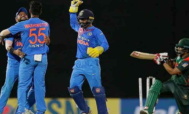 बांग्लादेश को हरा भारत फाइनल में