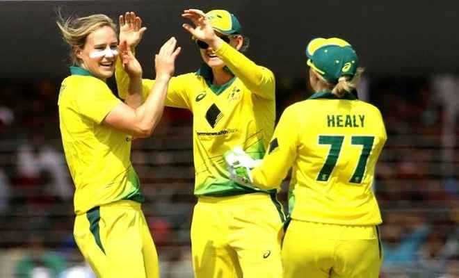 ऑस्ट्रेलियाई महिला टीम ने भारतीय महिला टीम को 60 रनों से हराया