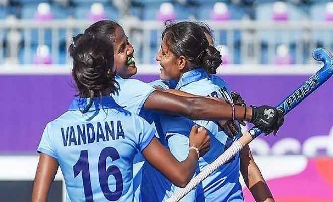 भारतीय महिला हॉकी टीम सेमीफाइनल में पहुंची, दक्षिण अफ्रीका को हराया