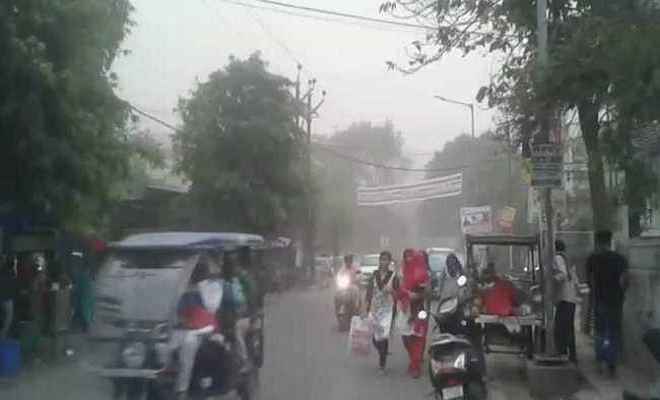 मौसम का मिजाज : पटना में तेज आंधी-तूफान के साथ बारिश शुरू