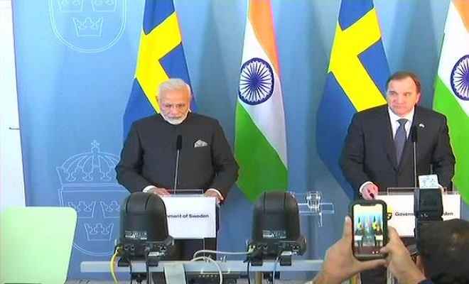 स्वीडन 'मेक इन इंडिया' का मजबूत सहयोगी : पीएम मोदी