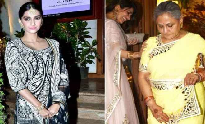 सोनम कपूर और जया बच्चन ने वेडिंग रिसेप्शन में जमकर किया डांस