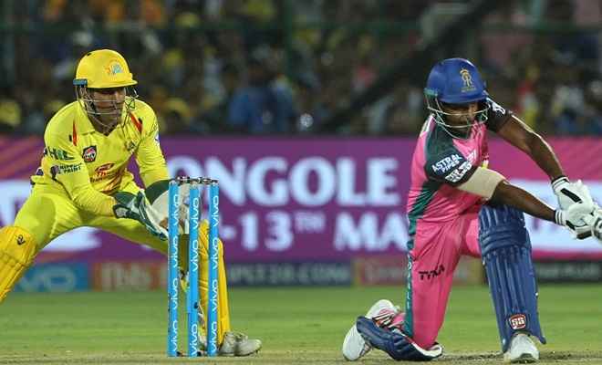 आइपीएल 2018: राजस्थान ने चेन्नई को 4 विकेट से हराया