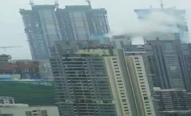 मुंबई: वर्ली में एक बहुमंज‍िला इमारत में लगी आग