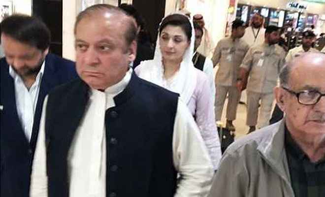 लाहौर हवाई अड्डे पहुंचते ही प्रधानमंत्री नवाज शरीफ गिरफ्तार