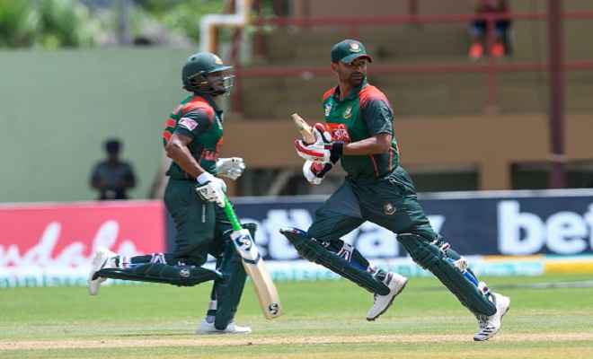 इकबाल और शाकिब की शानदार बल्लेबाजी की बदौलत बांग्लादेश ने वेस्टइंडीज को 48 रनों से हराया