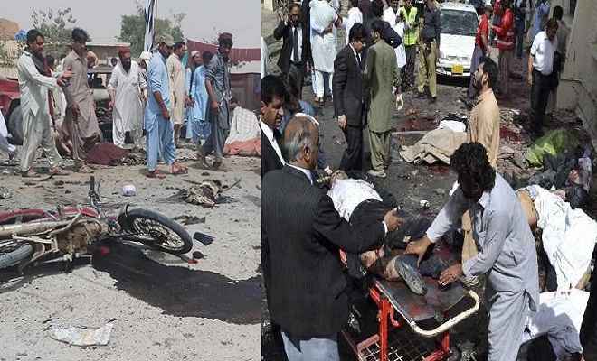 पाकिस्तान में मतदान के दौरान धमाका, 25 की मौत, दर्जनों घायल