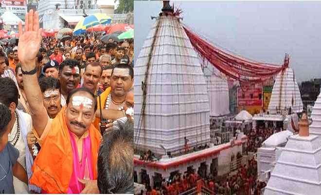 श्रावनी मेला आज से शुरू, मुख्यमंत्री रघुवर दास ने की बाबा मंदिर में पूजा-अर्चना