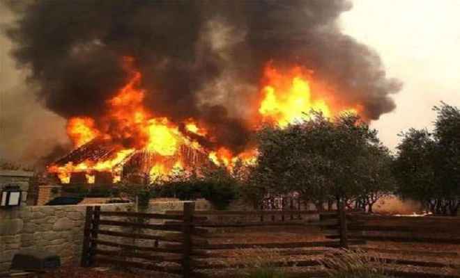 अमरीका के जंगलों में लगी भयंकर आग, छह लोगों की मौत