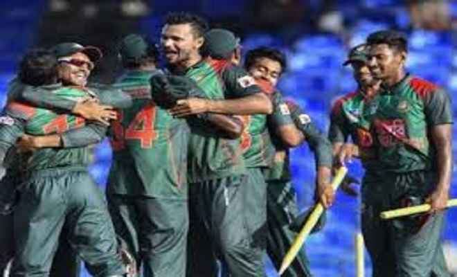 बांग्लादेश ने वेस्टइंडीज को 19 रनों से हराकर जीती टी-20 सीरीज
