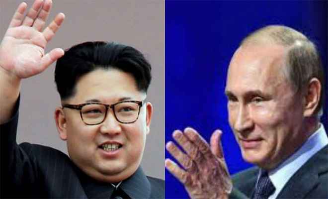 रूस ने उत्‍तर कोरिया की ओर बढ़ाया दोस्‍ती का हाथ, पुतिन ने किम जोंग उन को दिया देश आने का न्‍योता
