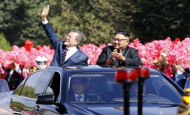 किम जोंग ने 5 महीने में तीसरी बार दक्षिण कोरिया के राष्ट्रपति से की मुलाकात