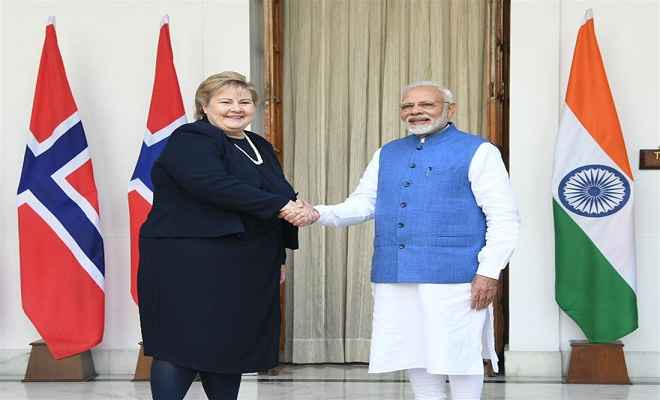 प्रधानमंत्री मोदी ने नॉर्वे की प्रधानमंत्री से की मुलाकात, संबंधों को नई दिशा देने का लिया संकल्प