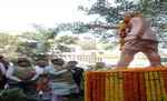 सुभाष चंद्र बोस की जयंती पर मुख्यमंत्री रघुवर दास ने किया माल्यार्पण