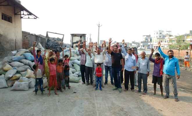 भारत-नेपाल सीमा रक्सौल में प्रदूषित डस्ट से लोग परेशान
