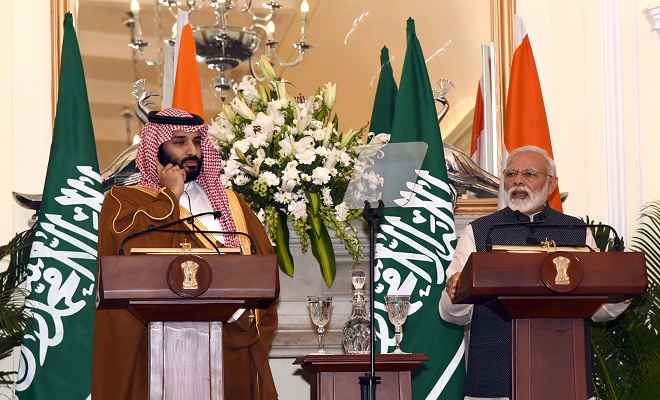 भारत और सऊदी अरब के बीच हुए पांच समझौते, प्रिंस सलमान ने भारत को सहयोग का किया वादा