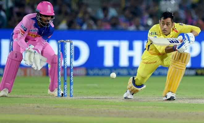 आईपीएल 2019: चेन्नई की रोमांचक मुकाबले में जीत, राजस्थान को किया परास्त